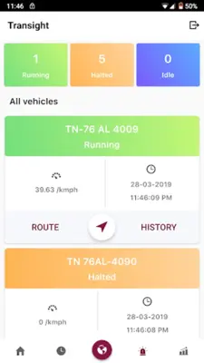 Transight Compass Pro - For AIS 140 Trackers android App screenshot 1